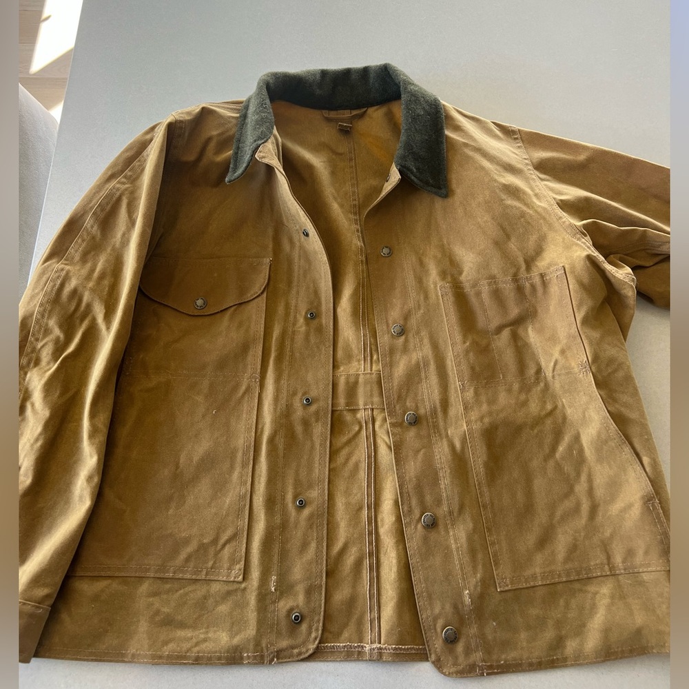 Filson Tin Cloth Dark Tan Jacket